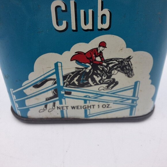Kentucky Club Tin Blue Cube 2.5 Inch 1 oz Empty Vintage USA - Picture 3 of 7